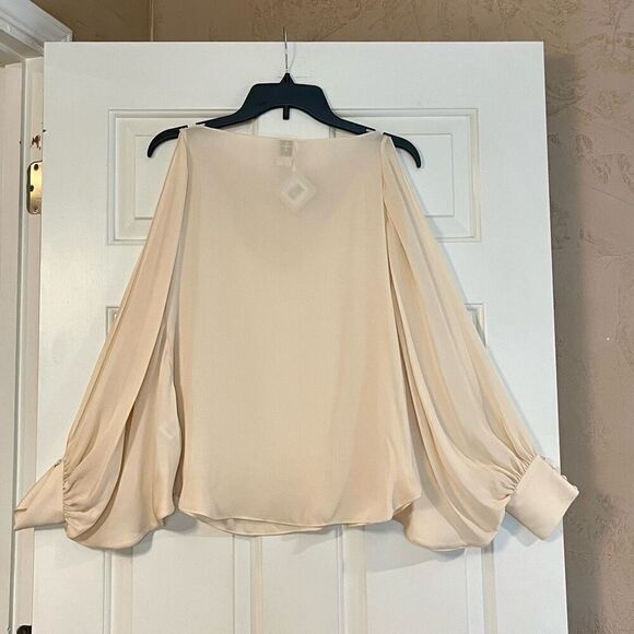 NWT Haute Hippie Bat Wing Embroidery Blouse 100% Silk XS - Picture 4 of 13